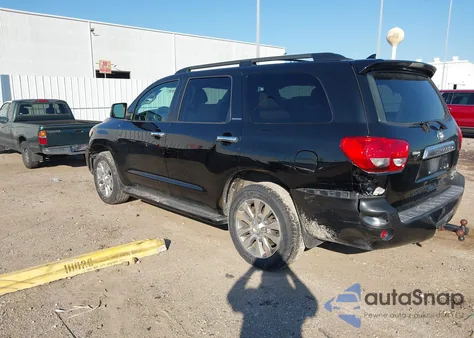 2011 Toyota Sequoia Limited 5.7L V8 из США, поврежденный, VIN 5TDJW5G17BS047265